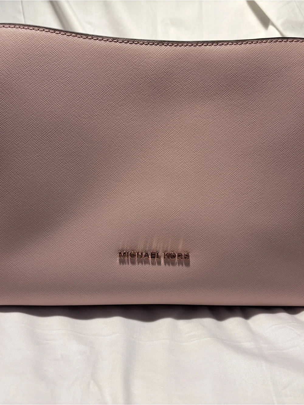 NWOT Michael Kors Blush Saffiano Leather Satchel